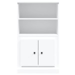 vidaXL Dulap înalt, alb, 60x35,5x103,5 cm, lemn prelucrat