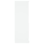 vidaXL Dulap înalt, alb, 60x35,5x103,5 cm, lemn prelucrat