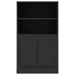 vidaXL Dulap înalt, negru, 60x35,5x103,5 cm, lemn prelucrat