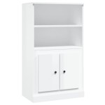 vidaXL Dulap înalt, alb extralucios, 60x35,5x103,5 cm, lemn prelucrat vidaXL Dulap înalt, alb extralucios, 60x35,5x103,5 cm, lemn prelucrat