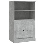 vidaXL Dulap înalt, gri beton, 60x35,5x103,5 cm, lemn prelucrat