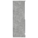 vidaXL Dulap înalt, gri beton, 60x35,5x103,5 cm, lemn prelucrat