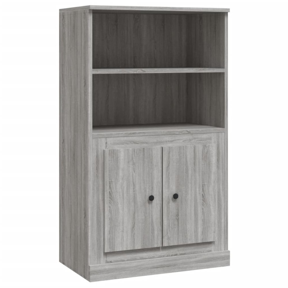 vidaXL Dulap înalt, sonoma gri, 60x35,5x103,5 cm, lemn prelucrat