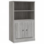 vidaXL Dulap înalt, sonoma gri, 60x35,5x103,5 cm, lemn prelucrat