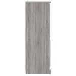 vidaXL Dulap înalt, sonoma gri, 60x35,5x103,5 cm, lemn prelucrat