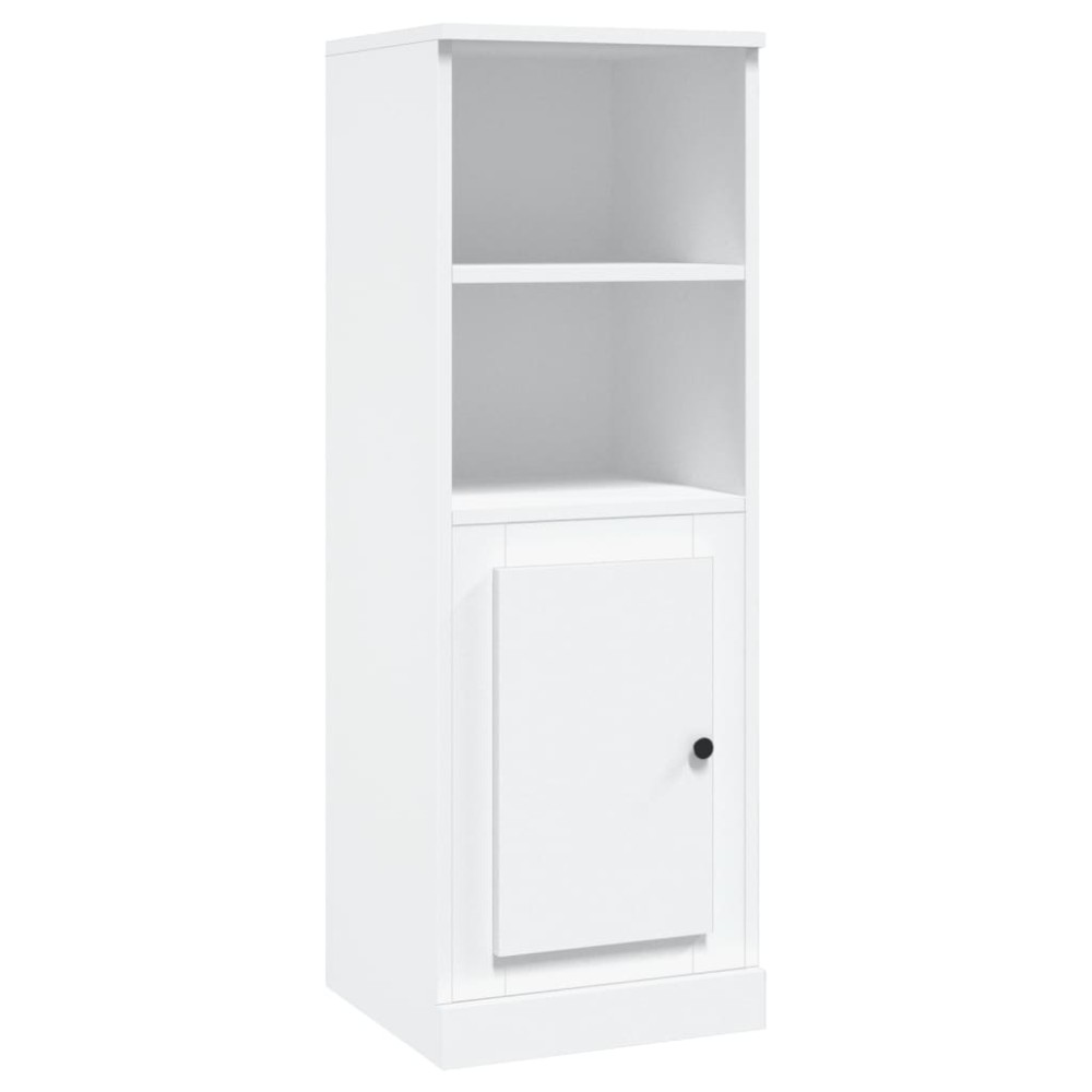 vidaXL Dulap înalt, alb, 36x35,5x103,5 cm, lemn compozit
