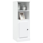 vidaXL Dulap înalt, alb, 36x35,5x103,5 cm, lemn compozit
