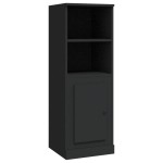 vidaXL Dulap înalt, negru, 36x35,5x103,5 cm, lemn compozit