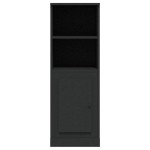 vidaXL Dulap înalt, negru, 36x35,5x103,5 cm, lemn compozit
