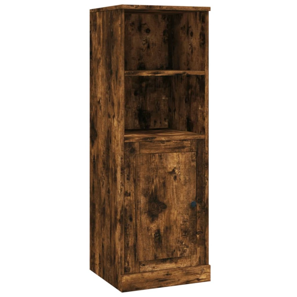 vidaXL Dulap înalt, stejar fumuriu, 36x35,5x103,5 cm, lemn compozit