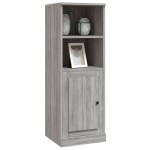 vidaXL Dulap înalt, gri sonoma, 36x35,5x103,5 cm, lemn compozit