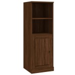 vidaXL Dulap înalt, stejar maro, 36x35,5x103,5 cm, lemn compozit