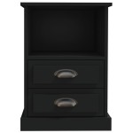vidaXL Noptiere, 2 buc., negru, 43x36x60 cm vidaXL Noptiere, 2 buc., negru, 43x36x60 cm