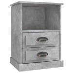 vidaXL Noptiere, 2 buc., gri beton, 43x36x60 cm vidaXL Noptiere, 2 buc., gri beton, 43x36x60 cm