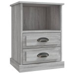 vidaXL Noptiere, 2 buc., gri sonoma, 43x36x60 cm vidaXL Noptiere, 2 buc., gri sonoma, 43x36x60 cm
