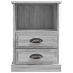 vidaXL Noptiere, 2 buc., gri sonoma, 43x36x60 cm vidaXL Noptiere, 2 buc., gri sonoma, 43x36x60 cm