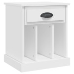 vidaXL Noptiere, alb, 43x36x50 cm vidaXL Noptiere, alb, 43x36x50 cm