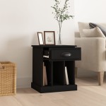 vidaXL Noptiere, negru, 43x36x50 cm vidaXL Noptiere, negru, 43x36x50 cm
