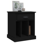 vidaXL Noptiere, negru, 43x36x50 cm vidaXL Noptiere, negru, 43x36x50 cm