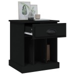 vidaXL Noptiere, negru, 43x36x50 cm vidaXL Noptiere, negru, 43x36x50 cm