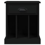 vidaXL Noptiere, negru, 43x36x50 cm vidaXL Noptiere, negru, 43x36x50 cm