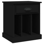 vidaXL Noptiere, 2 buc., negru, 40x35x50 cm vidaXL Noptiere, 2 buc., negru, 40x35x50 cm
