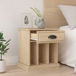 vidaXL Noptiere, stejar sonoma, 43x36x50 cm vidaXL Noptiere, stejar sonoma, 43x36x50 cm