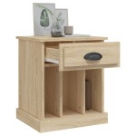 vidaXL Noptiere, stejar sonoma, 43x36x50 cm vidaXL Noptiere, stejar sonoma, 43x36x50 cm