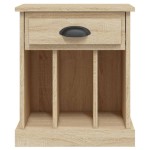 vidaXL Noptiere, stejar sonoma, 43x36x50 cm vidaXL Noptiere, stejar sonoma, 43x36x50 cm