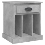 vidaXL Noptiere, gri beton, 43x36x50 cm vidaXL Noptiere, gri beton, 43x36x50 cm