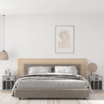 vidaXL Noptiere, 2 buc., gri beton, 43x36x50 cm vidaXL Noptiere, 2 buc., gri beton, 43x36x50 cm