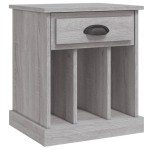 vidaXL Noptiere, 2 buc., gri sonoma, 43x36x50 cm vidaXL Noptiere, 2 buc., gri sonoma, 43x36x50 cm