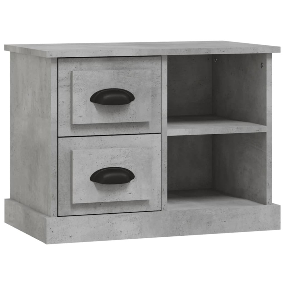 vidaXL Noptieră, gri beton, 60x35,5x45 cm