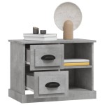 vidaXL Noptieră, gri beton, 60x35,5x45 cm