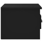 vidaXL Noptieră de perete, negru, 41,5x36x28 cm vidaXL Noptieră de perete, negru, 41,5x36x28 cm
