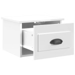 vidaXL Noptiere de perete, 2 buc., alb extralucios, 41,5x36x28 cm