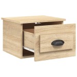 vidaXL Noptiere de perete, 2 buc., stejar sonoma, 41,5x36x28 cm