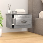 vidaXL Noptieră de perete, gri beton, 41,5x36x28 cm vidaXL Noptieră de perete, gri beton, 41,5x36x28 cm