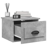 vidaXL Noptieră de perete, gri beton, 41,5x36x28 cm vidaXL Noptieră de perete, gri beton, 41,5x36x28 cm