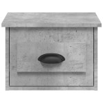 vidaXL Noptieră de perete, gri beton, 41,5x36x28 cm vidaXL Noptieră de perete, gri beton, 41,5x36x28 cm
