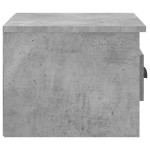 vidaXL Noptieră de perete, gri beton, 41,5x36x28 cm vidaXL Noptieră de perete, gri beton, 41,5x36x28 cm
