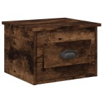 vidaXL Noptiere de perete, 2 buc., stejar fumuriu, 41,5x36x28 cm