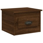 vidaXL Noptiere de perete, 2 buc., stejar maro, 41,5x36x28 cm