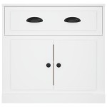 vidaXL Servantă, alb, 70x35,5x67,5 cm, lemn prelucrat