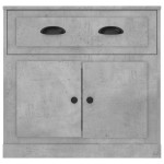 vidaXL Servantă, gri beton, 70x35,5x67,5 cm, lemn prelucrat vidaXL Servantă, gri beton, 70x35,5x67,5 cm, lemn prelucrat
