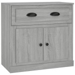 vidaXL Servantă, gri sonoma, 70x35,5x67,5 cm, lemn prelucrat