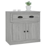 vidaXL Servantă, gri sonoma, 70x35,5x67,5 cm, lemn prelucrat