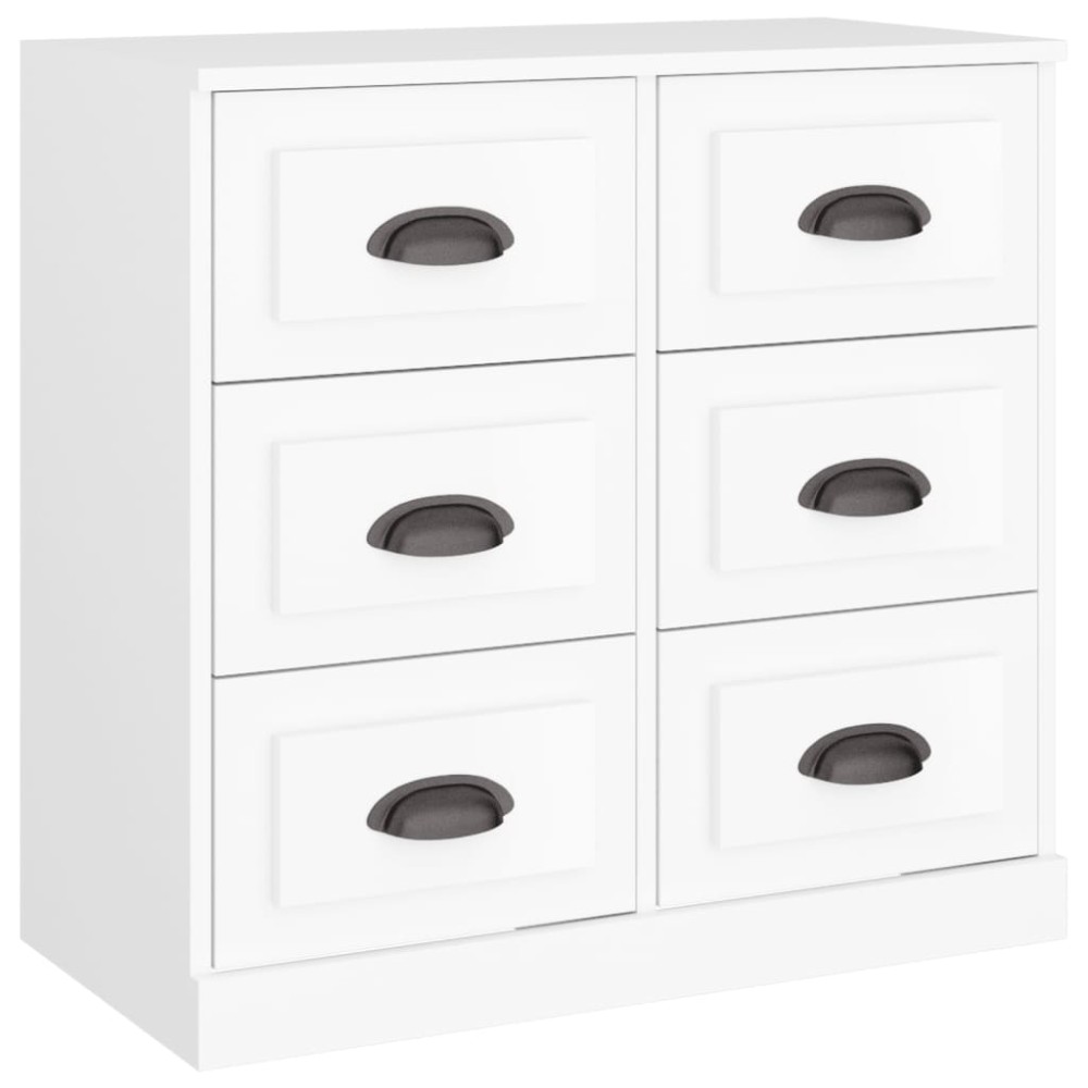 vidaXL Servantă, alb, 70x35,5x67,5 cm, lemn prelucrat
