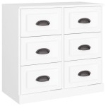 vidaXL Servantă, alb, 70x35,5x67,5 cm, lemn prelucrat vidaXL Servantă, alb, 70x35,5x67,5 cm, lemn prelucrat