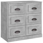 vidaXL Servantă, gri beton, 70x35,5x67,5 cm, lemn prelucrat vidaXL Servantă, gri beton, 70x35,5x67,5 cm, lemn prelucrat